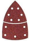 wolfcraft 3118000 15 Haft-Schleifbl&auml;tter Korund Korn 40,80,120, gelocht, Klein