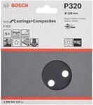 Bosch 5x PRO Plastic and Hard Stone F355 Schleifscheibe (f&uuml;r Beton, Harter Stein, &Oslash;