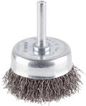 Bosch 1x PRO Steel Longlife Topfb&uuml;rste, gewellter Draht f&uuml;r 6‑mm-Zylinderschaft