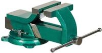 Br&uuml;der Mannesmann Schraubstock 100 mm, 360&deg; drehbare Basis, austauschbare Backen,
