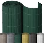 NOOR PVC Sichtschutzmatte Sight - Sichtschutzzaun Gr&uuml;n 100x1000 cm | wetterfeste