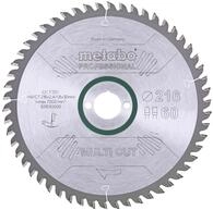 Metabo S&auml;geblatt Multi Cut - Professional, 216 x 2,4/1,8 x 30, Z&auml;hnezahl 60, Z60