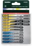 metabo Stichs&auml;geblattsortiment 3, 10-teiliges Set f&uuml;r Holz, Metall & | HCS &...