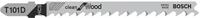Bosch 100x T 101 D Clean for Wood Stichs&auml;geblatt (f&uuml;r Weichholz, Sperrholz, L&auml;nge