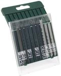 Bosch Home and Garden 10-teiliges Stichs&auml;geblatt-Set, U-Schaft, f&uuml;r Holz,...