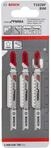 Bosch 3x Stichs&auml;geblatt T 102 BF Clean for PMMA (f&uuml;r Plexyglas- & Acrylplatten,