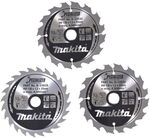 Makita B-33897 Specialized f&uuml;r Akku-S&auml;gen Kreiss&auml;geblatt-Set 3-teilig 136 x 20 mm,