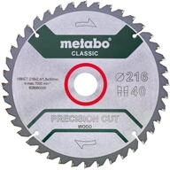 Metabo S&auml;geblatt Precision Cut Wood - Classic, 216 x 2,4/1,8 x 30, Z40 WZ 5&deg;...