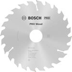 Bosch Professional Kreiss&auml;geblatt Optiline Wood (f&uuml;r Holz, 165 x 30 x 2,6 mm, 24