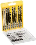 Dewalt Stichs&auml;gebl&auml;tter-Set DT2290 (10-tlg. Set, f&uuml;r gerade sowie Kurvenschnitte