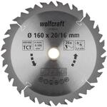 wolfcraft 6733000 | Handkreiss&auml;geblatt HM | Serie braun | 20 Z&auml;hne | &oslash;160mm