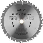 wolfcraft 6734000 | Handkreiss&auml;geblatt HM | Serie braun | 22 Z&auml;hne | &oslash;180mm