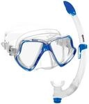 Mares Erwachsene Maske plus Schnorchel Set Wahoo, Blue, 411745SFRBLCL