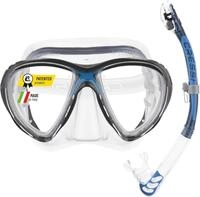 Cressi Big Eyes Evolution Schnorchelmaske - Schnorchel & Taucherbrille Erwachsene -