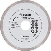Bosch Home and Garden Diamanttrennscheibe f&uuml;r Fliesen (115 mm)