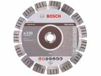 Bosch Professional Diamanttrennscheibe Best für Abrasive, 230 x 22,23 x 2,4 x 15 mm