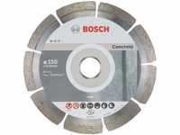 Bosch Professional 10 Stück Diamanttrennscheibe (für Beton, Ø: 150 mm, BohrungØ: