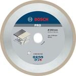 Bosch 1x PRO Ceramic Diamanttrennscheibe, 250 x 30/25,4 mm | f&uuml;r Fliesen, Harte