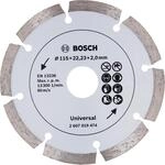 Bosch Home and Garden Diamanttrennscheibe f&uuml;r Baumaterial, 115 mm, 2607019474