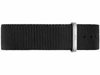 Daniel Wellington Unisex Uhren-Armband Classic Cornwall Nylon 20mm schwarz /...