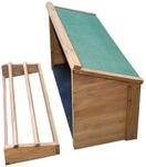Kerbl Hobbyfarming Legenest f&uuml;r Kleintierstall Fortuna, 41x63x41 cm, Holz, inkl.