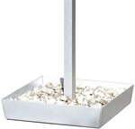 Radius Piep Show XXL Display Silber, St&auml;nder mit Pfosten f&uuml;r Vogelhaus Piep...