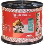 AKO Weidezaunlitze TopLine Plus (wei&szlig;/rot, 400 m L&auml;nge, TriCOND Leitermaterial,