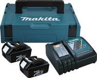 Makita Power Source Kit 3 Ah, 2 Akkus, Inklusive Ladeger&auml;t und Koffer, 196693-0