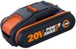 WORX WA3551.1 PowerShare Akku 20V - 2000mAh Li-Ion, wiederaufladbarer, Akku f&uuml;r alle