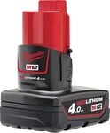 Milwaukee M12B4 Li-Ionen Akku 12V 4,0Ah, Multi