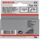 Bosch Accessories Professional 1000x Feindrahtklammer Typ 53 Rostfrei