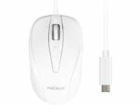 Macally UCTURBO, MacBook Maus USB C, optisch mit Kabel, Mouse für USB-C...