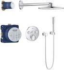 GROHE Grohtherm SmartControl - Duschsystem Komplettset (inkl. Thermostat,