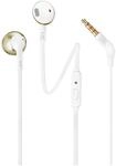JBL T205 CGD Kopfh&ouml;rer mit Kabel und Mikrofon, flaches Kabel, Einhandbedienung,