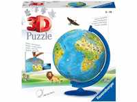 Ravensburger Children’s World Globe 3D Jigsaw Puzzle for Kids age 6 Years Up - 180