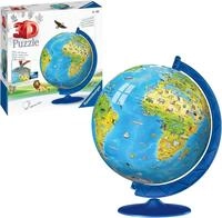 Ravensburger 3D Puzzle 12338 - Kinderglobus in englischer Sprache - 180 Teile
