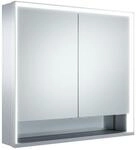 Keuco Royal Lumos LED Spiegelschrank mit 2 T&uuml;ren und offenem Fach, 80 x 73,5 x...