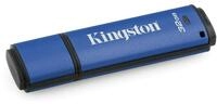 Kingston DTVP30 32GB Speicherstick USB 3.0 (256-Bit: Hardwareschl&uuml;sselung) blau