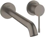 GROHE Essence | Badarmatur - 2-Loch-Waschtischbatterie | hard graphite...