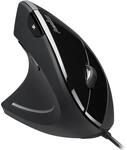 Perixx Perimice-513L Vertikale ergonomische Maus mit 2 DPI, 6 Tasten optische