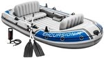 Intex Excursion 4 Set Schlauchboot - 315 x 165 x 43 cm - 3-teilig - Mehrfarbig