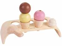 Plan Toys 3486 Ice Cream Cones Holzspielzeug, Holz