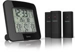 Hama Funk-Wetterstation mit 3 Au&szlig;en-Sensoren &bdquo;EWS-Trio (Thermometer, Hygrometer,