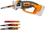 WORX WG894E.9 S&auml;bels&auml;gen 20V - ideal f&uuml;r S&auml;gearbeit mit Holz/Stahl - max.