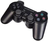 Esperanza EGG108K Wireless Gamepad 2,4Ghz PS3/PC USB Gladiator Schwarz