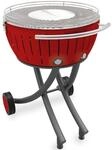 LotusGrill XXL (G600) Gartengrill 21,8kg, Feuerrot mit USB Anschluss