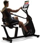 AsVIVA R7 Liegeergometer | Ergometer Fahrrad mit Sitz & R&uuml;ckenlehne, 24 Programme,