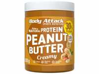 Body Attack Protein Peanut Butter, 1kg, Creamy, Vegan, Natürliche...