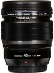 Olympus M.Zuiko Digital ED 45mm F1.2 PRO Objektiv, lichtstarke Festbrennweite,
