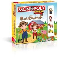 Winning Moves Monopoly Junior Mein Bauernhof - Familienspiele Strategie Brettspiele
